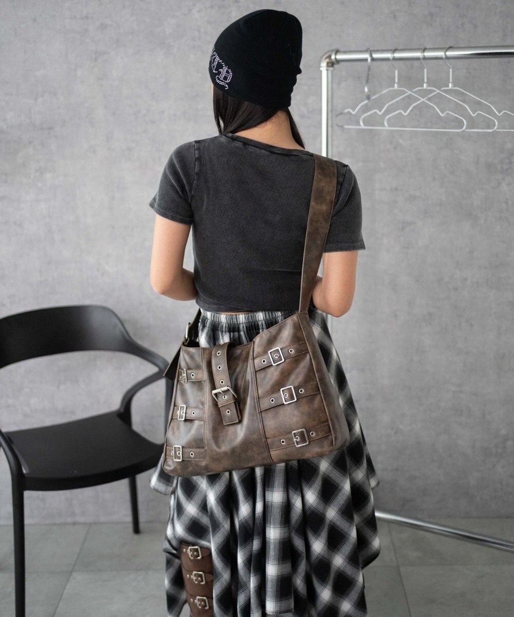 WEGO ベルトデザインBIGショルダー 