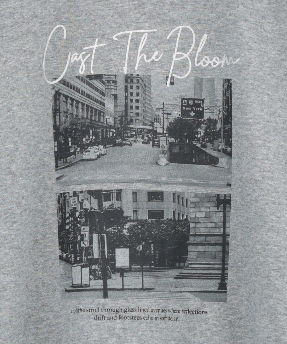 Green Parks オーバーサイズロゴ裏毛プルオーバー 