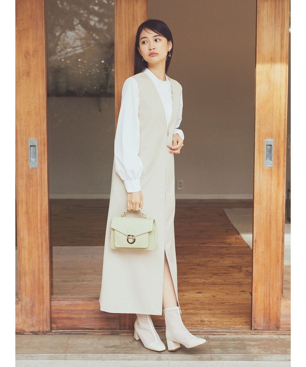 earth music&ecology ジップジレワンピース 