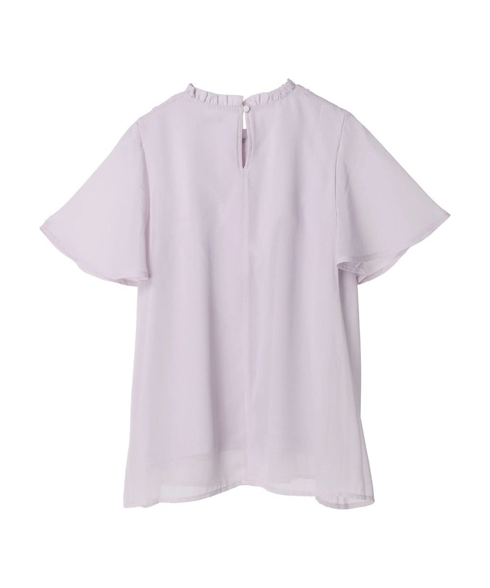 earth music&ecology マジョリカプリーツ半袖ブラウス 