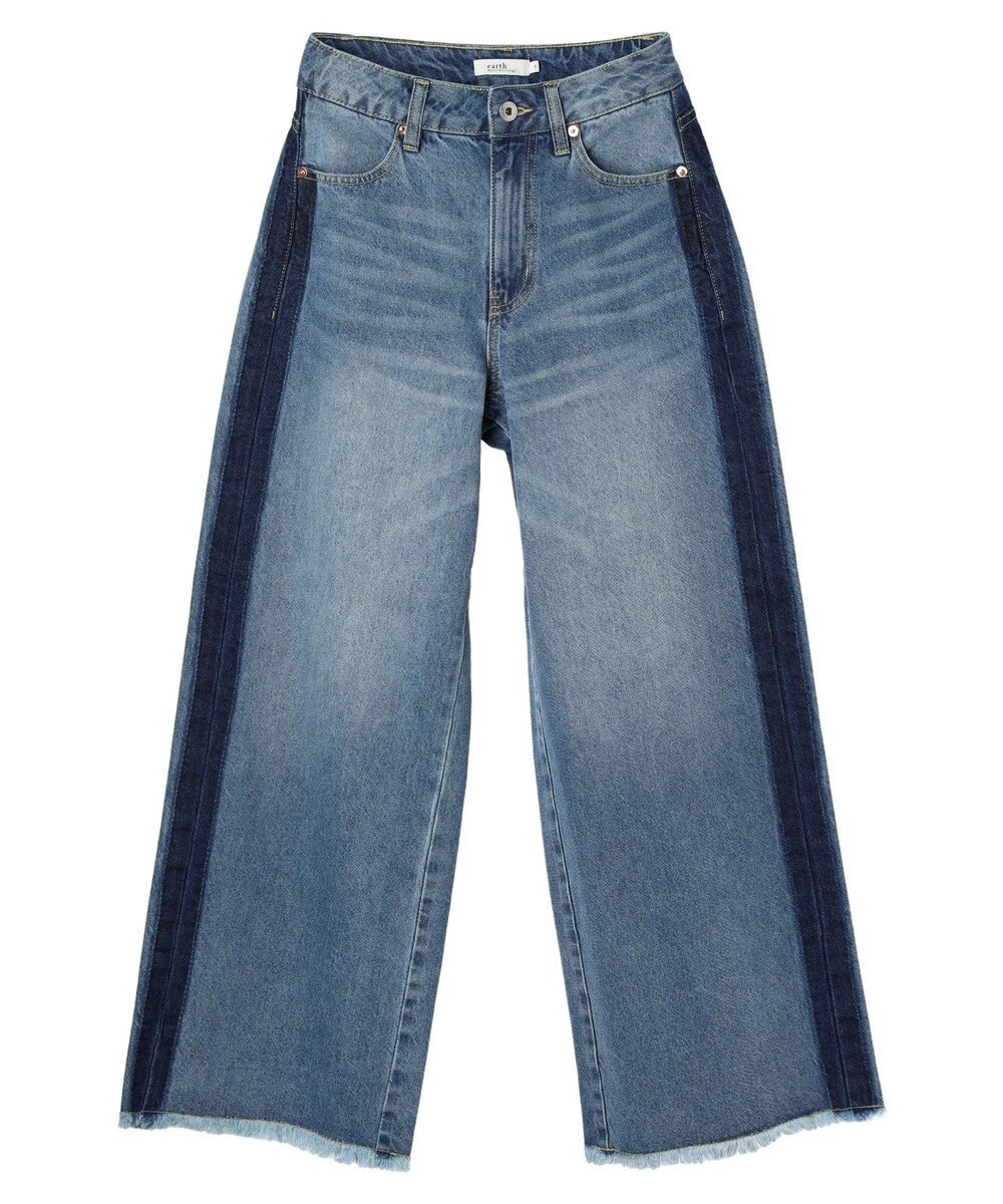 earth music&ecology サイドラインデニムパンツ 
