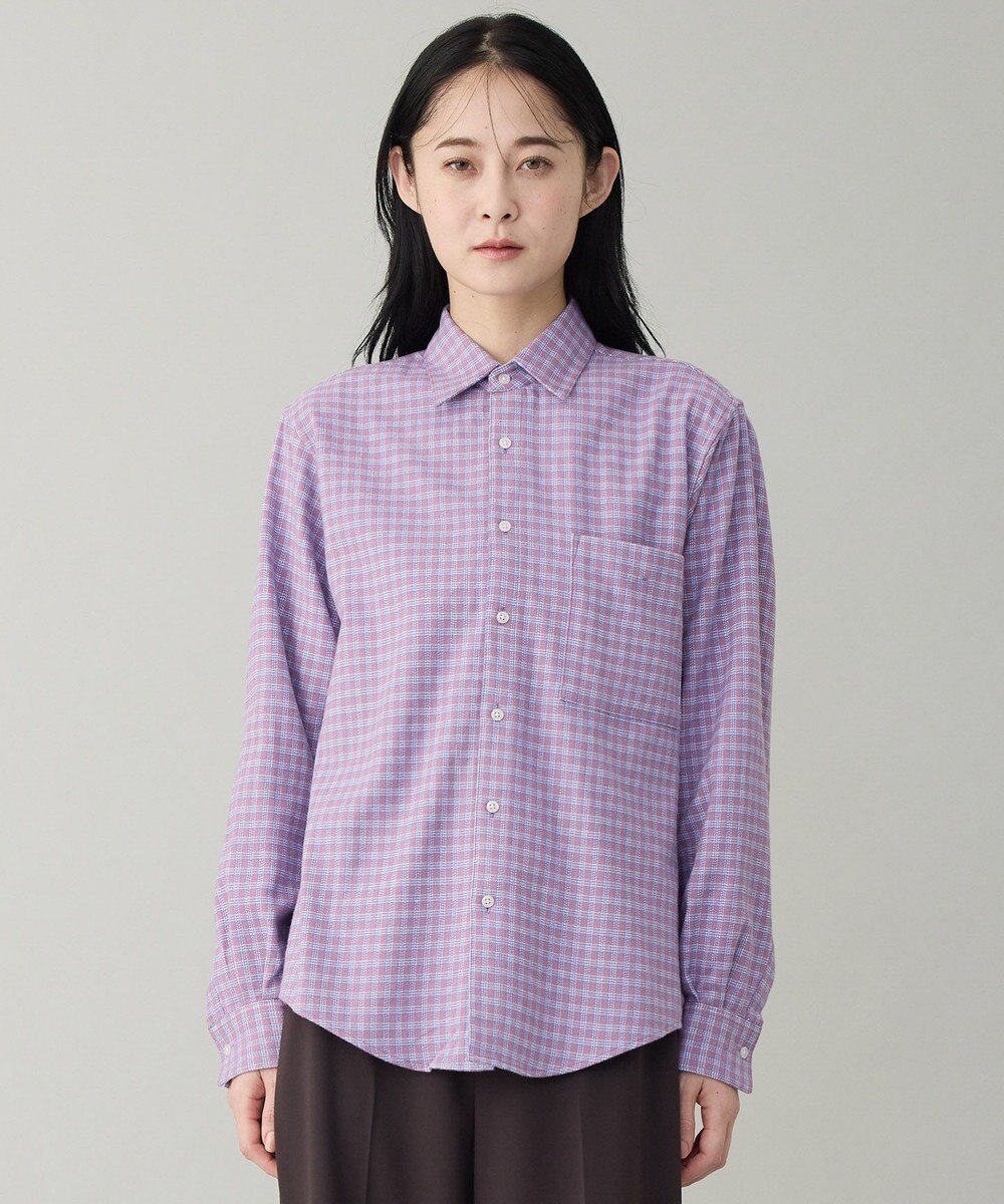 UNFILO MENS 【男女兼用】クリーンチェック ネルシャツ 