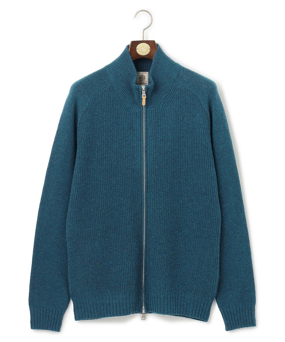 J.PRESS MEN 【WEB限定】畔編み フルジップカーディガン 