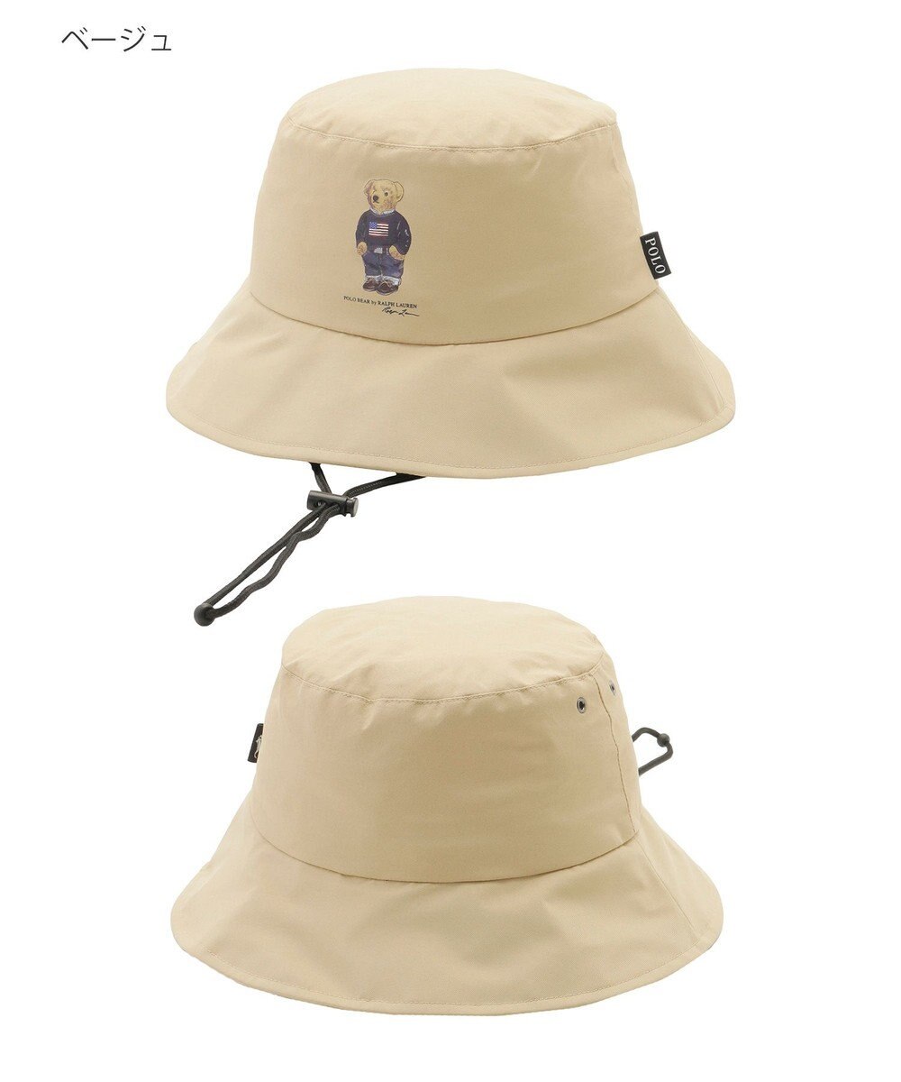 MOONBAT 【WEB限定】POLO RALPH LAUREN（ポロ ラルフ ローレン）遮光 レインハット  FLAG BEAR ポロベア 