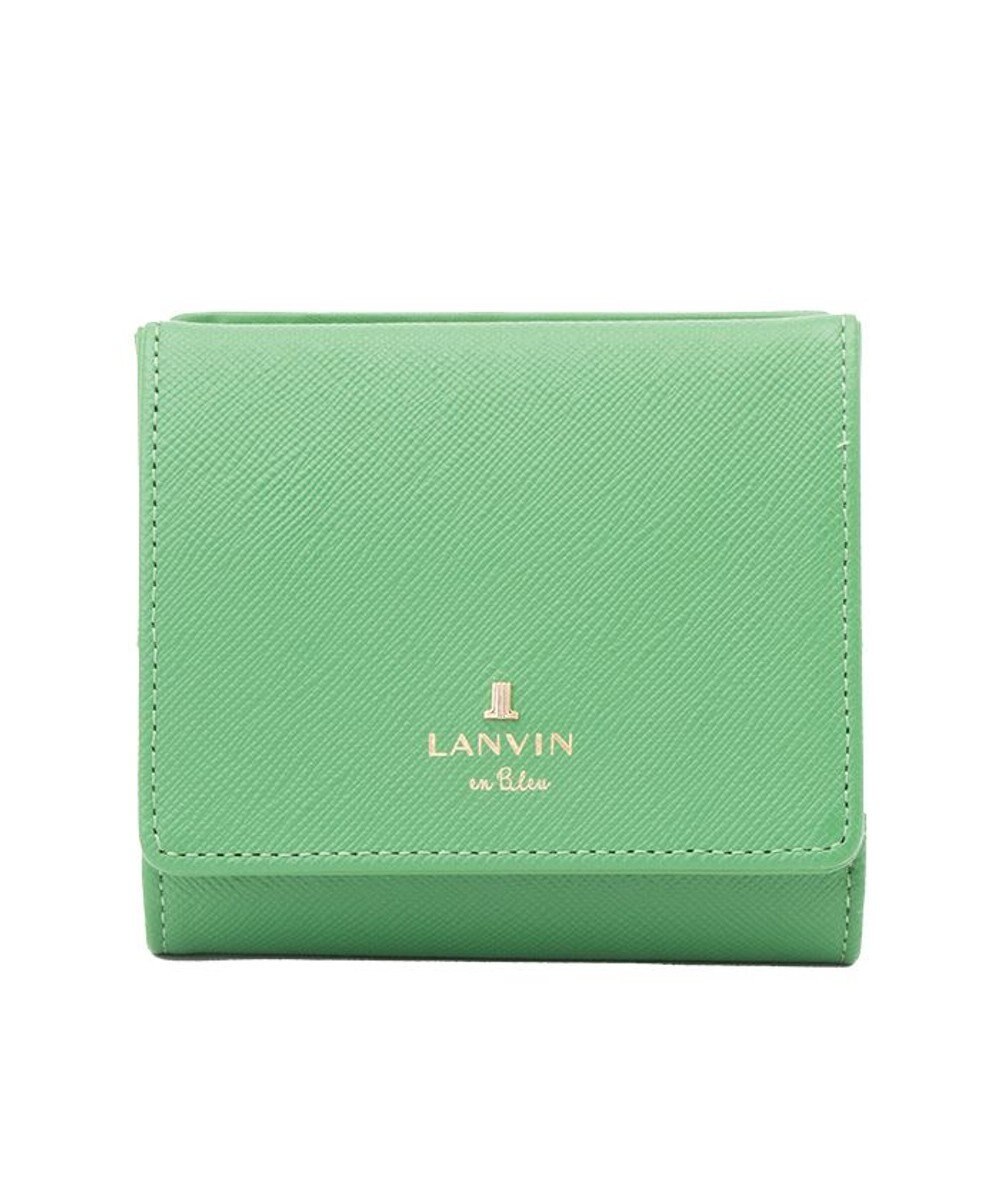 LANVIN en Bleu リュクサンブールカラー 外ボックス二つ折り財布 