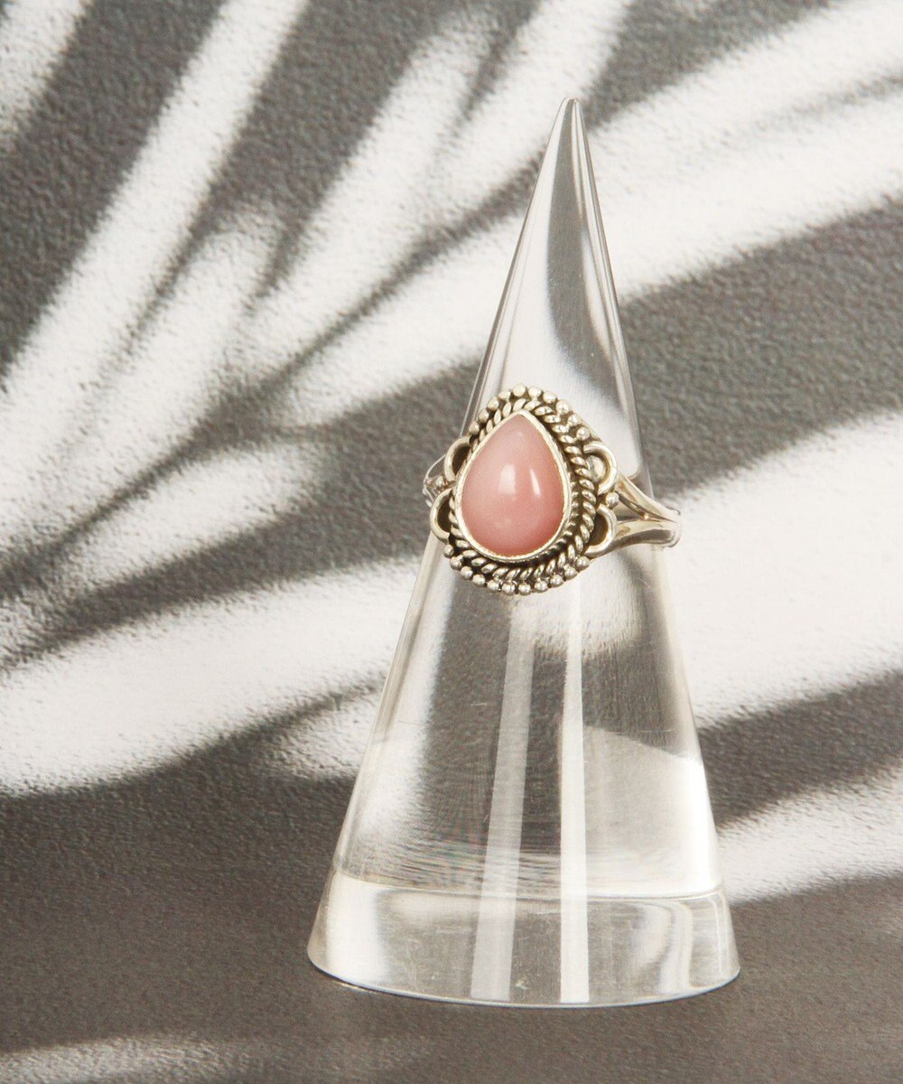 フランス買付1点もの ピンクオパール雫リング Wythe Charm ファッション通販 公式通販 オンワード クローゼット