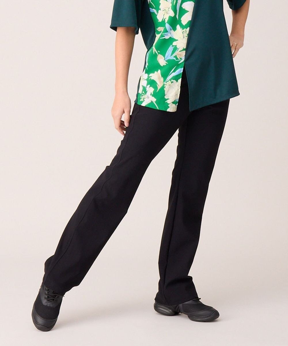 Chacott マイクロリブブーツカットパンツ 