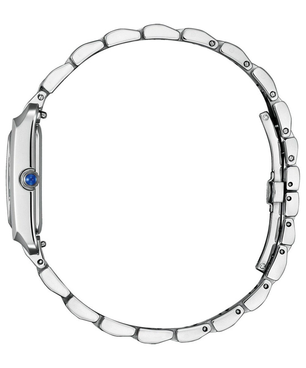 CITIZEN 【人気の長角ケース】電池交換不要の光発電エコ・ドライブ ウオッチ EW5620-55A 