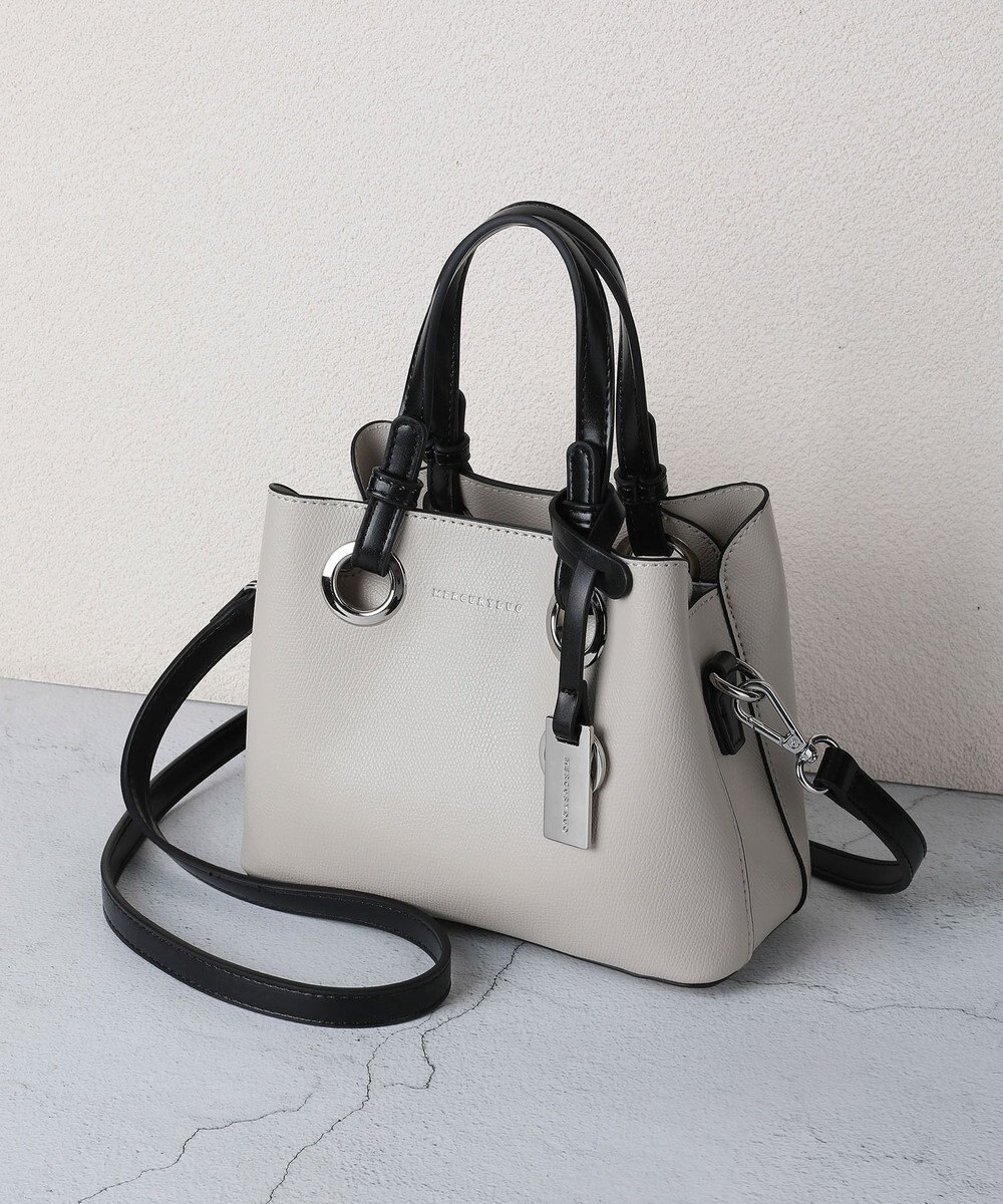 style code 【MERCURYDUO/マーキュリーデュオ】メタルアイレット　ミニショルダーバッグ、ハンドバッグ 