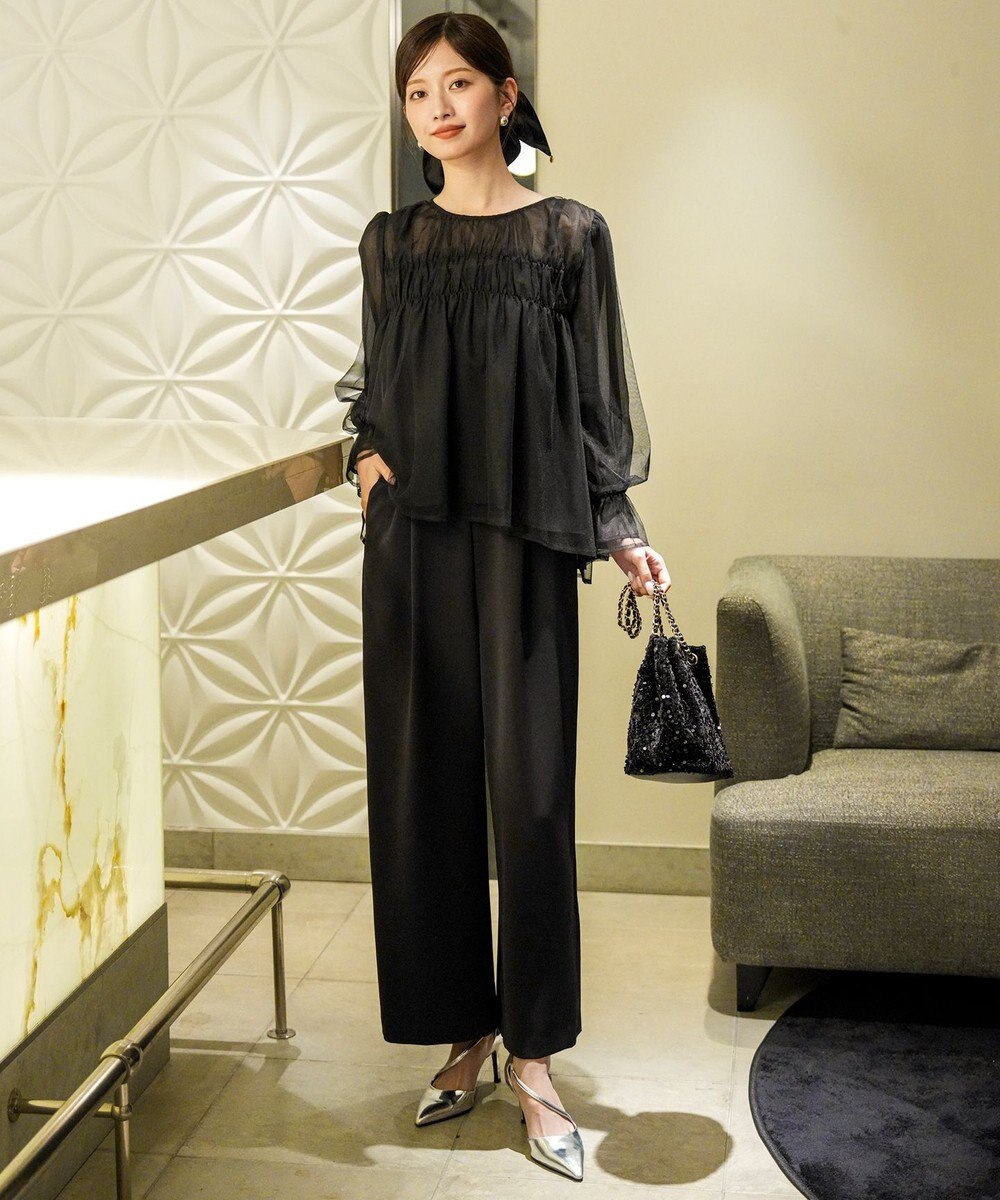 ANY SIS スパンコールチェーン バッグ 