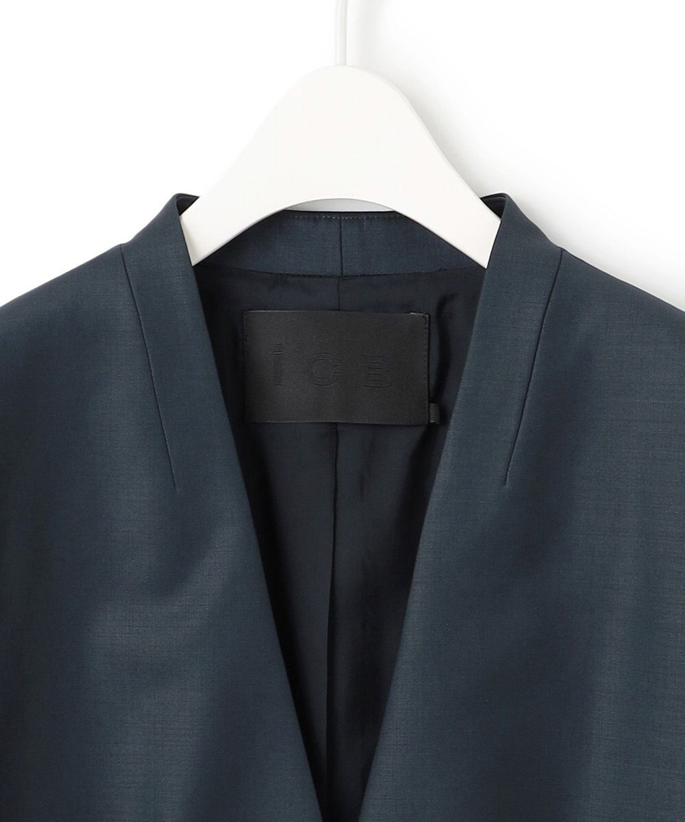 ICB L 【新色追加・セットアップ対応】Bahariye ノーカラージャケット 