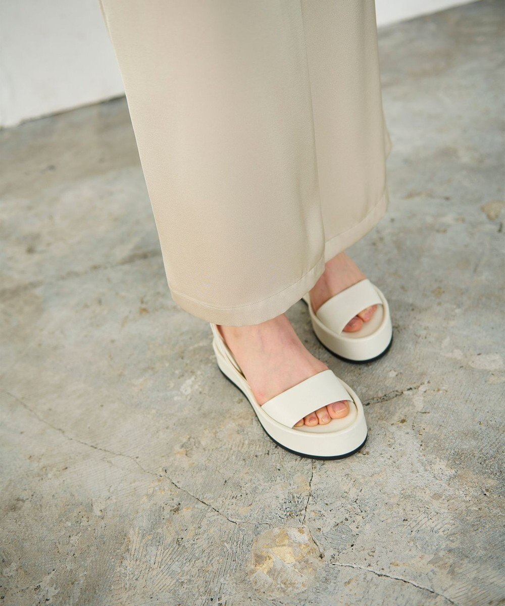 GRACE CONTINENTAL サテンストレートスカート 