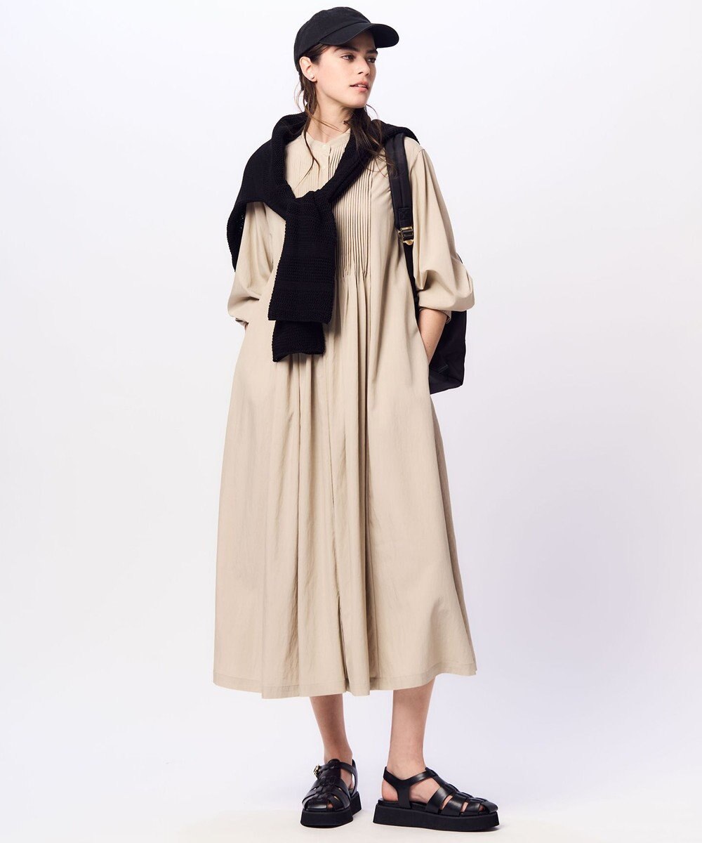 23区 【新色追加/洗える】ヴィンテージライトタフタ ブザム ワンピース 