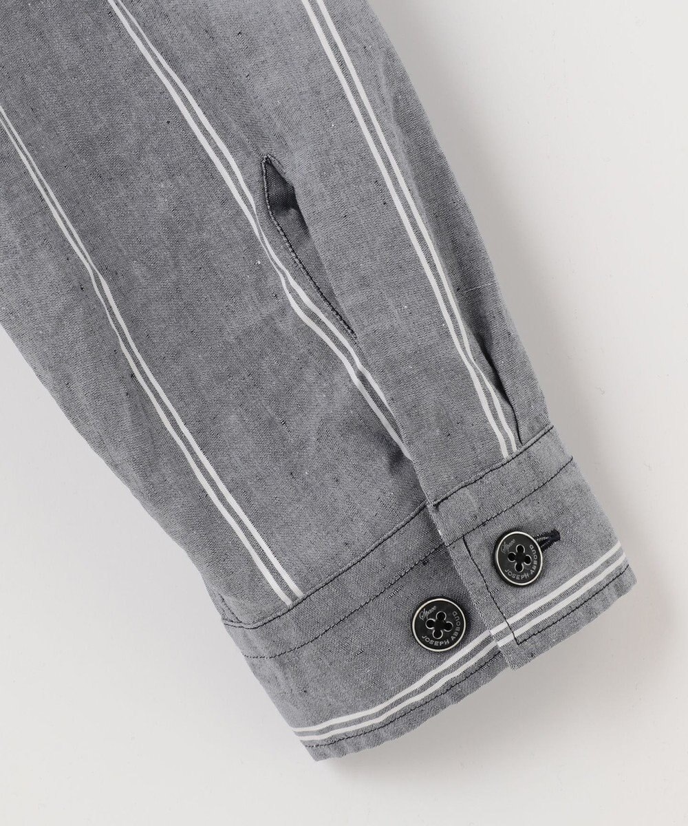 JOSEPH ABBOUD MOUNTAIN 【SPACE／UNISEX】JOE COTTONワイドストライプ シャツ 