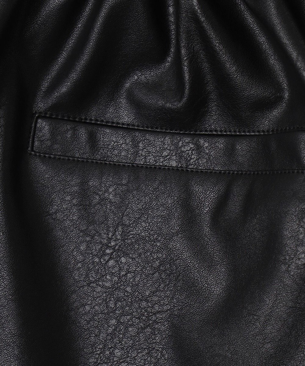 WEGO ヴィンテージライクPUショートパンツ 