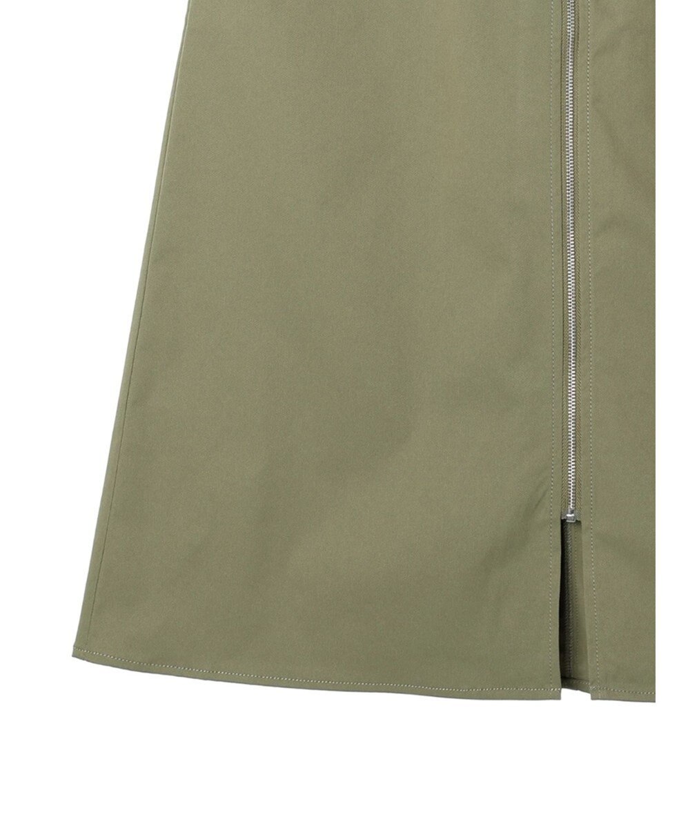 Green Parks フロントＺＩＰセミフレアスカート 