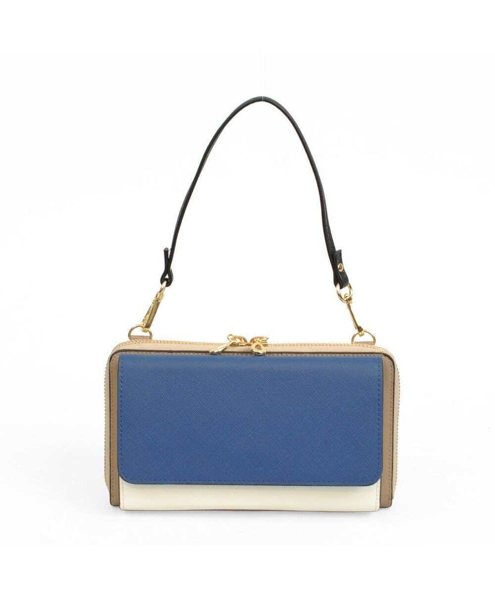 UNBILLION カシュカシュ cachecache / WEB限定カラーコンビウォレットショルダーバッグ 