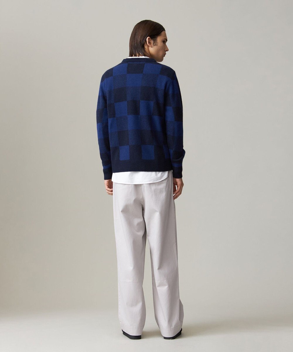 J.PRESS MEN 【Cash Lamb’s Wool】クレイジーパターンニット / クルー 