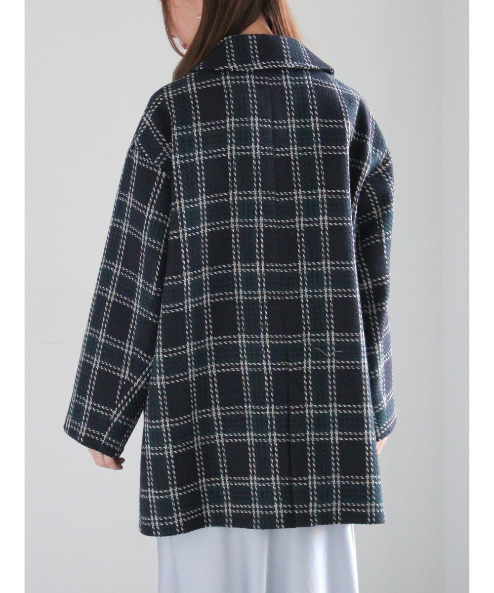 Te chichi ロービングチェックミドルコート《2025winter catalog item》 