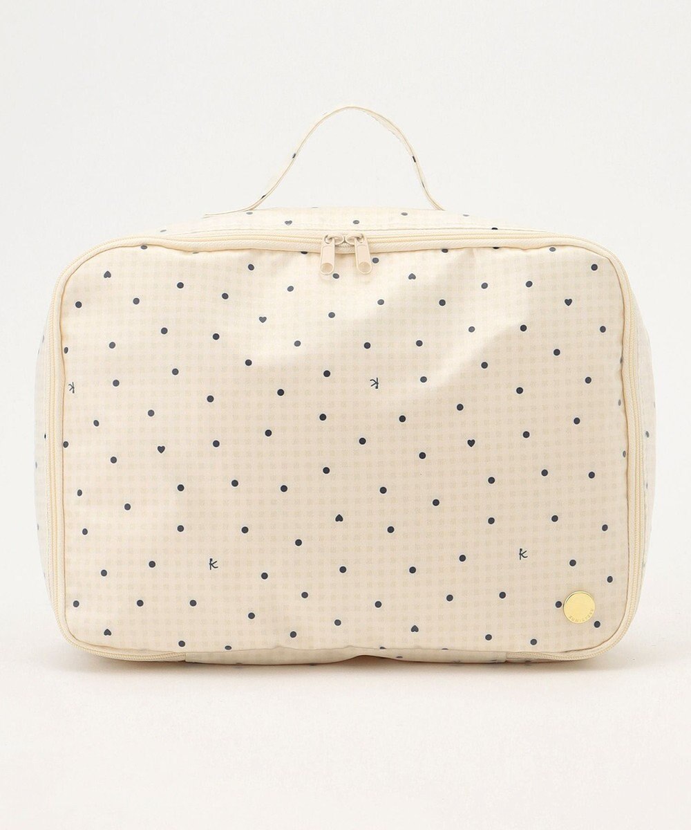 組曲 KIDS gingham K heart トラベルバッグM 