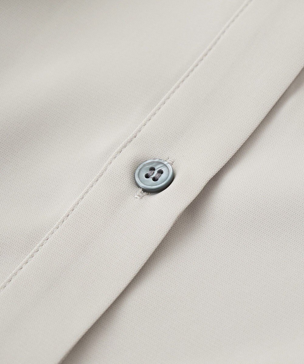 YECCA VECCA カーゴデザイン配色シャツワンピース 