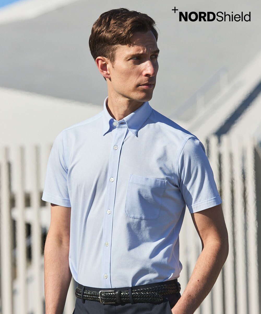 GOTAIRIKU 26年新作【吸汗速乾/接触冷感】ノードシールド BIZシャツ_スナップダウン 