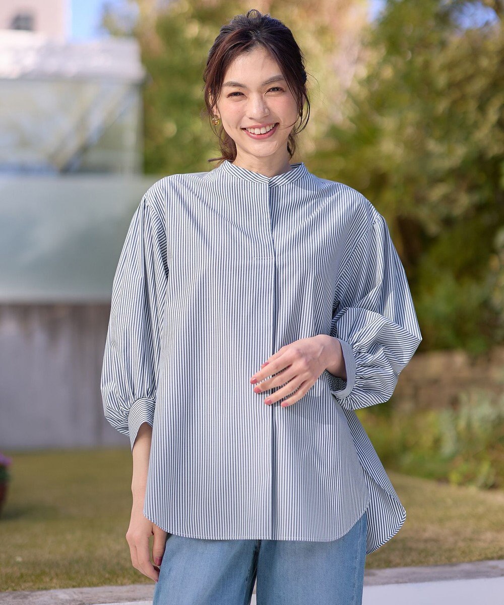 ANY 【WEB限定】【UVカット/抗菌防臭/速乾】エニィファンクション　スキッパーブラウス 