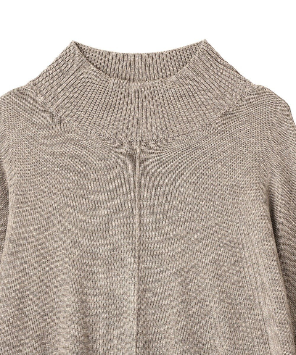 YECCA VECCA 裾ラメMIXラウンドヘムニット 