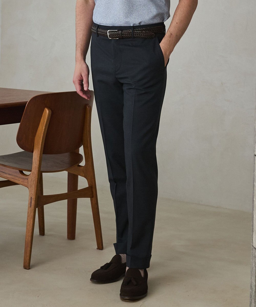 GOTAIRIKU セットアップ対応【ロングセラー】ウォッシャブル サマーウール100％パンツ(ノータック)26年モデル 