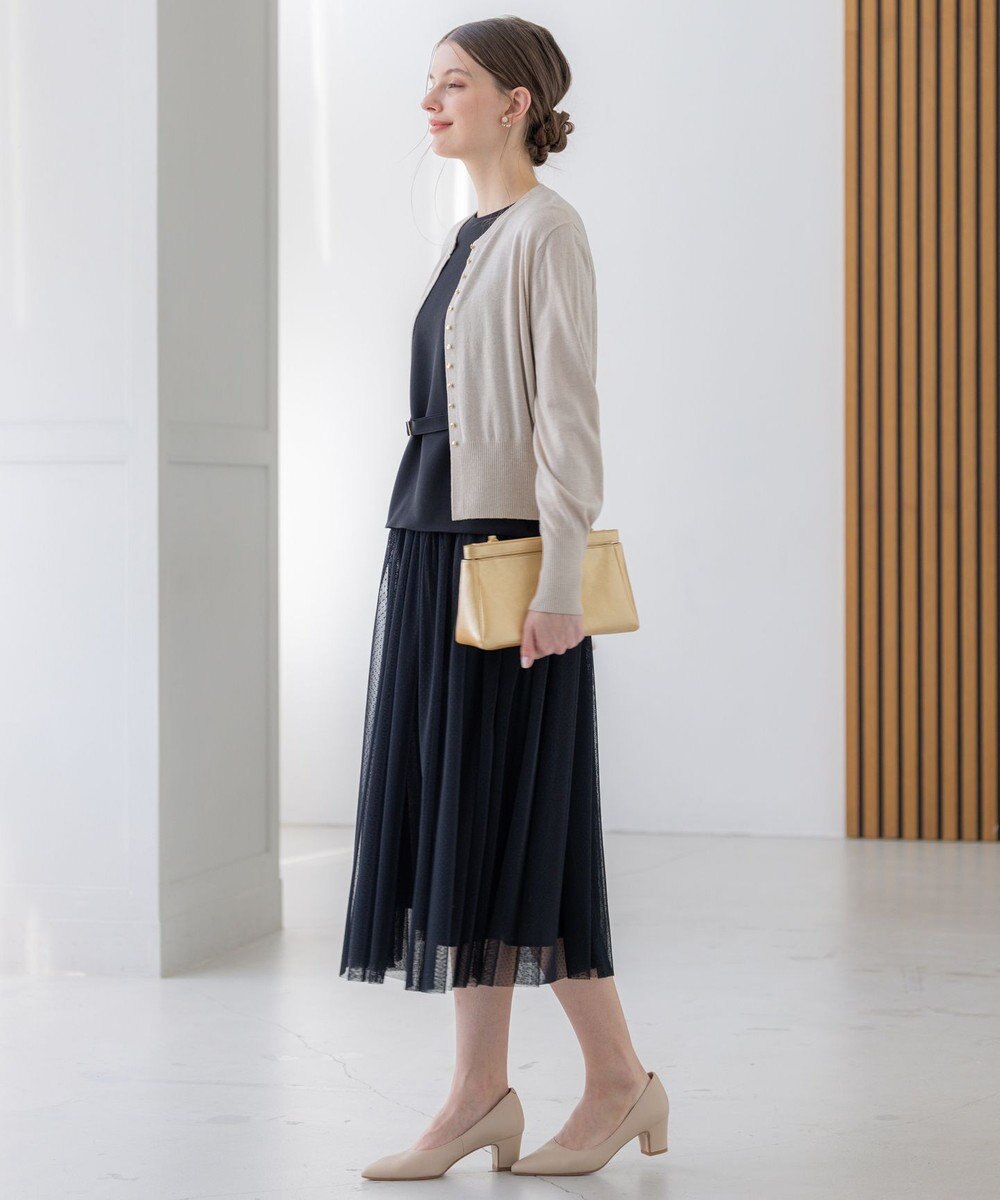 23区 L 【APPLAUDIR】コンパクト ラメカーディガン 