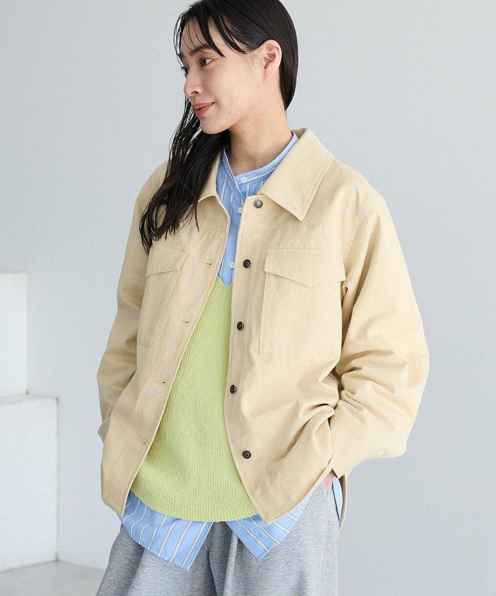 CRAFT STANDARD BOUTIQUE ワークシャツブルゾン 