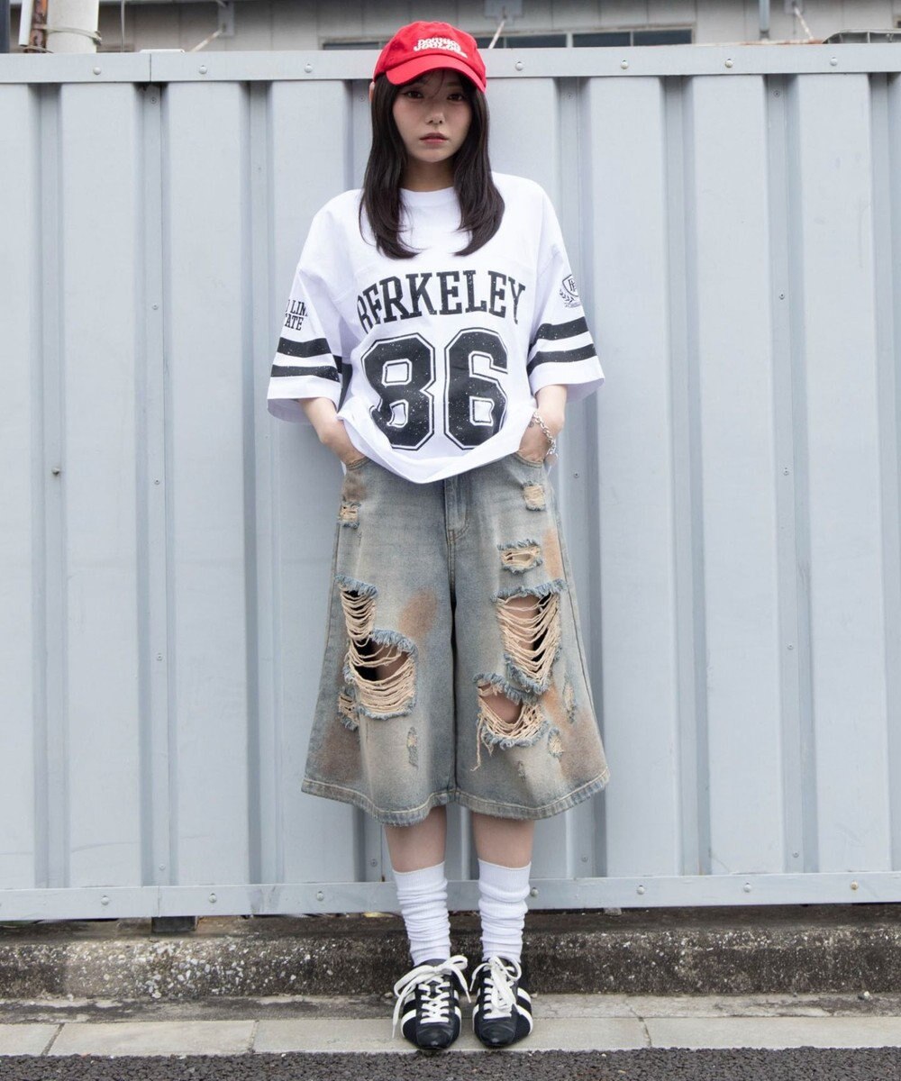 WEGO 【ユニセックス着用ITEM/MLサイズ展開】ナンバリングT（SS） 