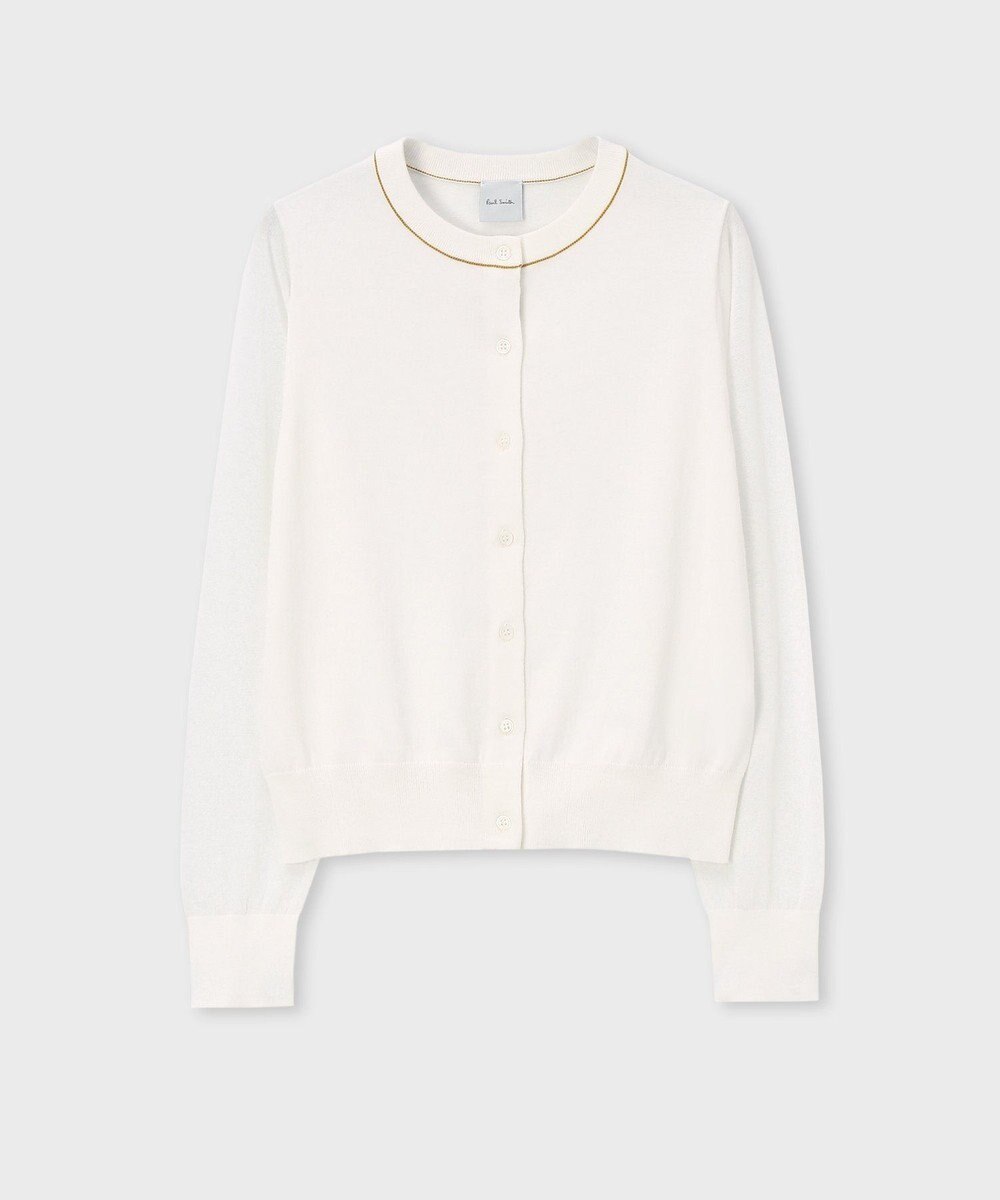 Paul Smith 【洗える】シアー コンビネーション カーディガン 