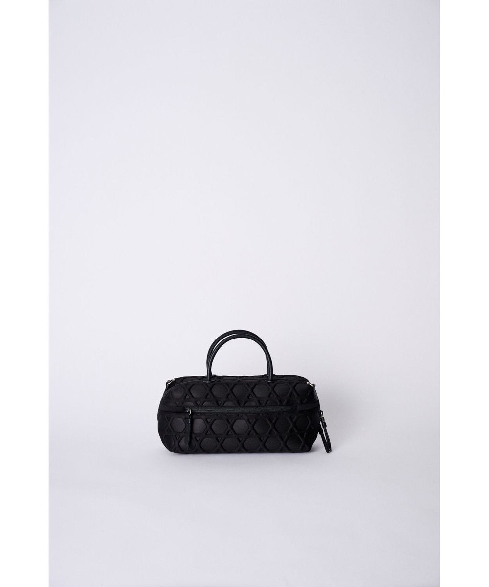 MIYABIYA 【撥水加工】篭目大柄エンボスボンディングミニボストン 