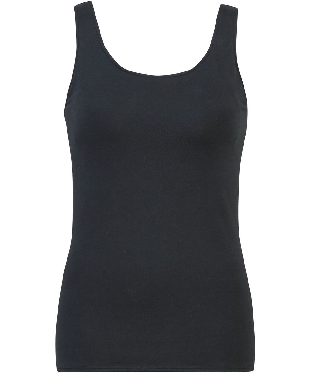 Wing カップ付きタンクトップ 綿混(身生地部) ラク きれいなバストシルエット 【シンクロブラトップ 綿混タイプ】 ブラトップ ET1132 ウイング／ワコール 