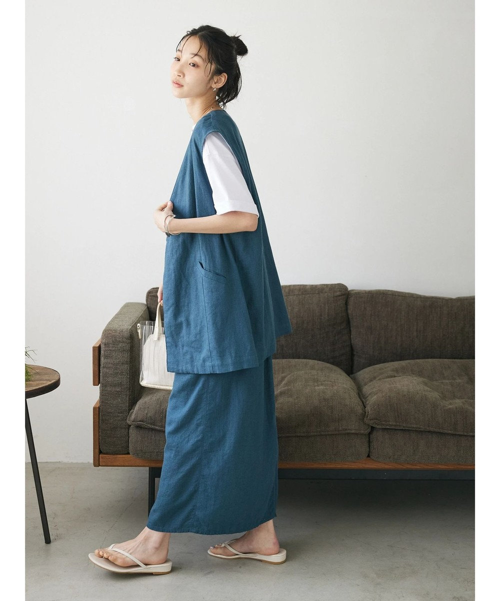 CRAFT STANDARD BOUTIQUE 【キナリノ別注】リネンレーヨンジレベスト 