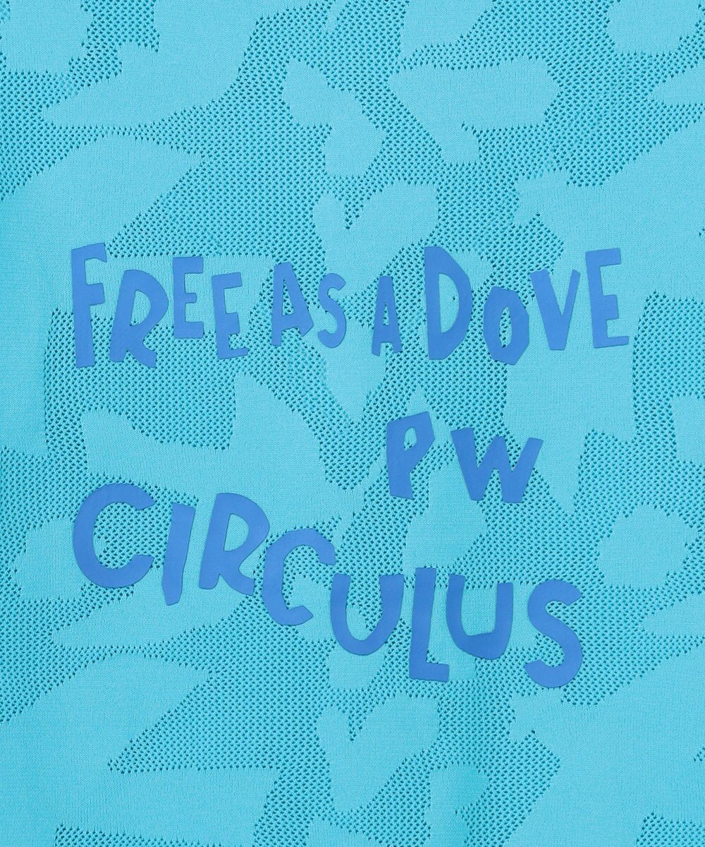 PW CIRCULUS 【MEN】ＤＯＶＥモチーフ ニットモックネック ゴルフ 