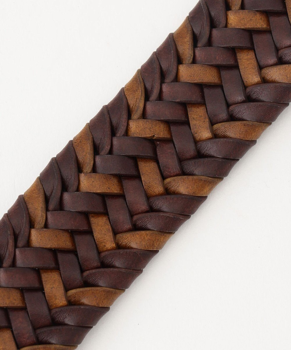 JOSEPH ABBOUD レザーメッシュ　ベルト 