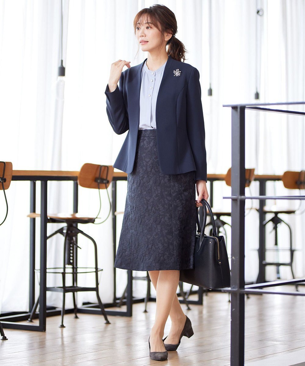 J.PRESS LADIES CARETTAジャカード スカート 