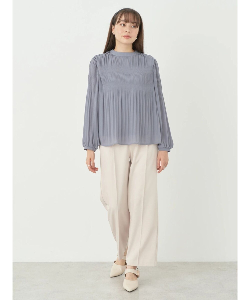 earth music&ecology マジョリカプリーツブラウス 