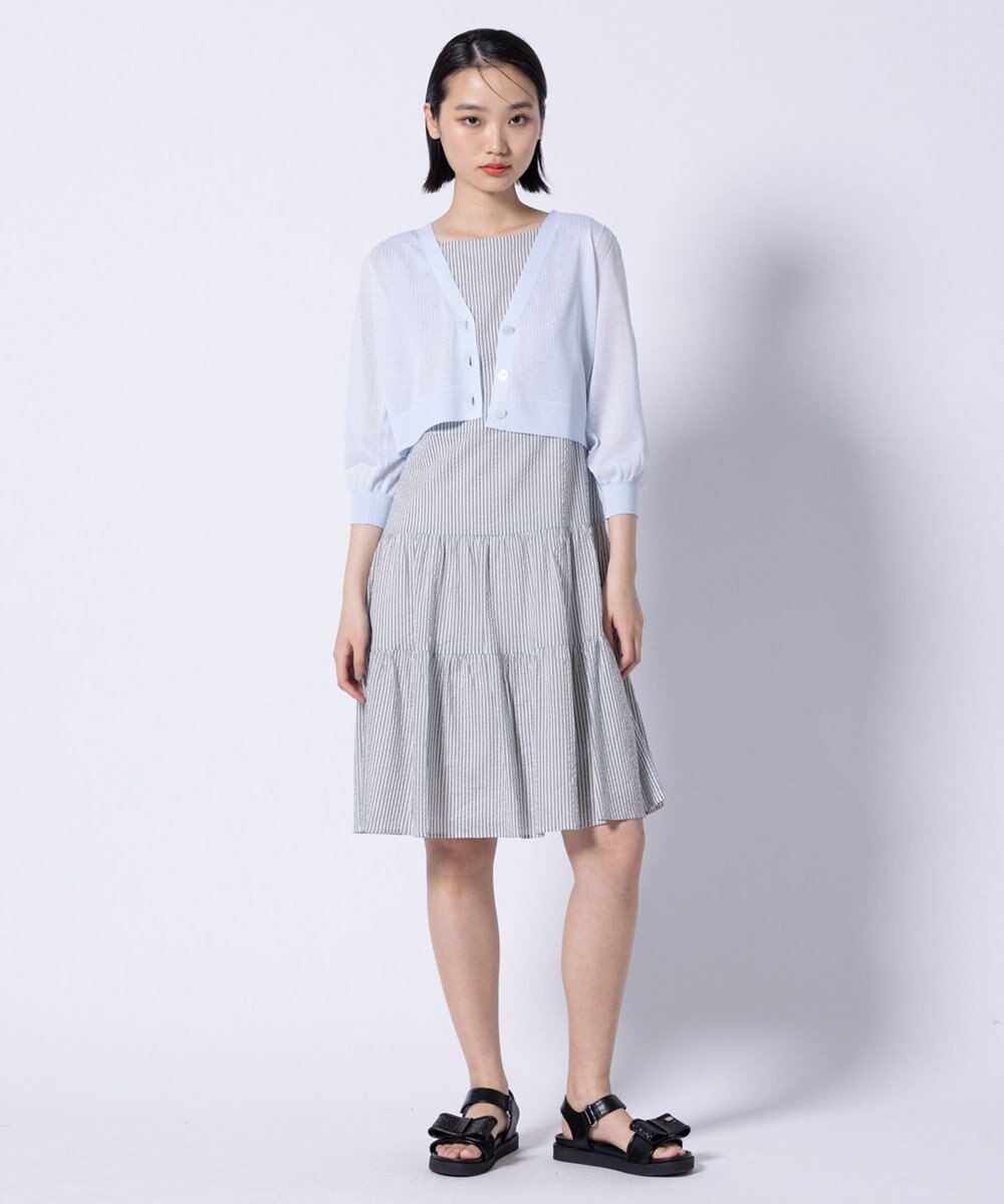 TOCCA 【00サイズあり・洗える・速乾・消臭】WAVES ティアードドレス 