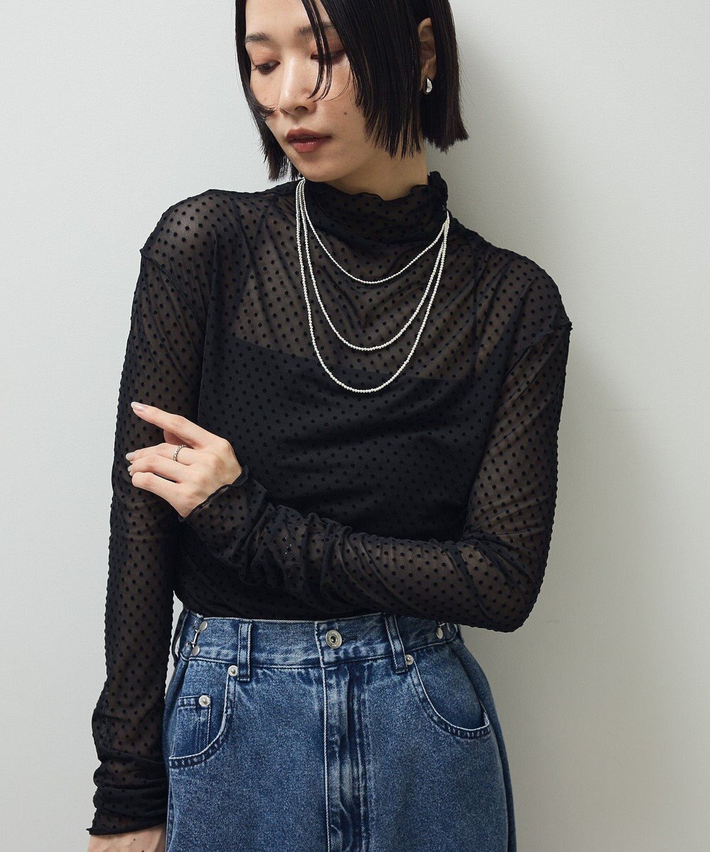 Green Parks ・ＡＮＤＳＥＡＲＣＨ　ドットチュールハイネック 