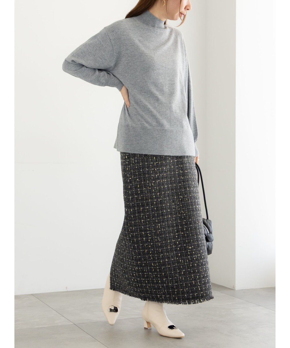 Te chichi ツィードロングナロースカート《2025winter catalog item》 