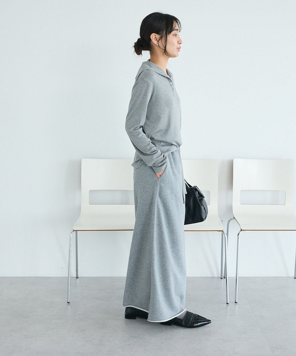 CRAFT STANDARD BOUTIQUE ダブルウェストカットソーロングスカート 