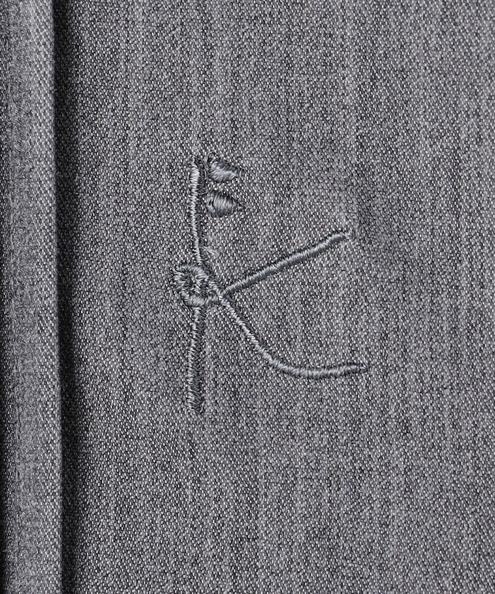 組曲 KIDS 【110-140㎝】 クラシカルグレーワンピース 