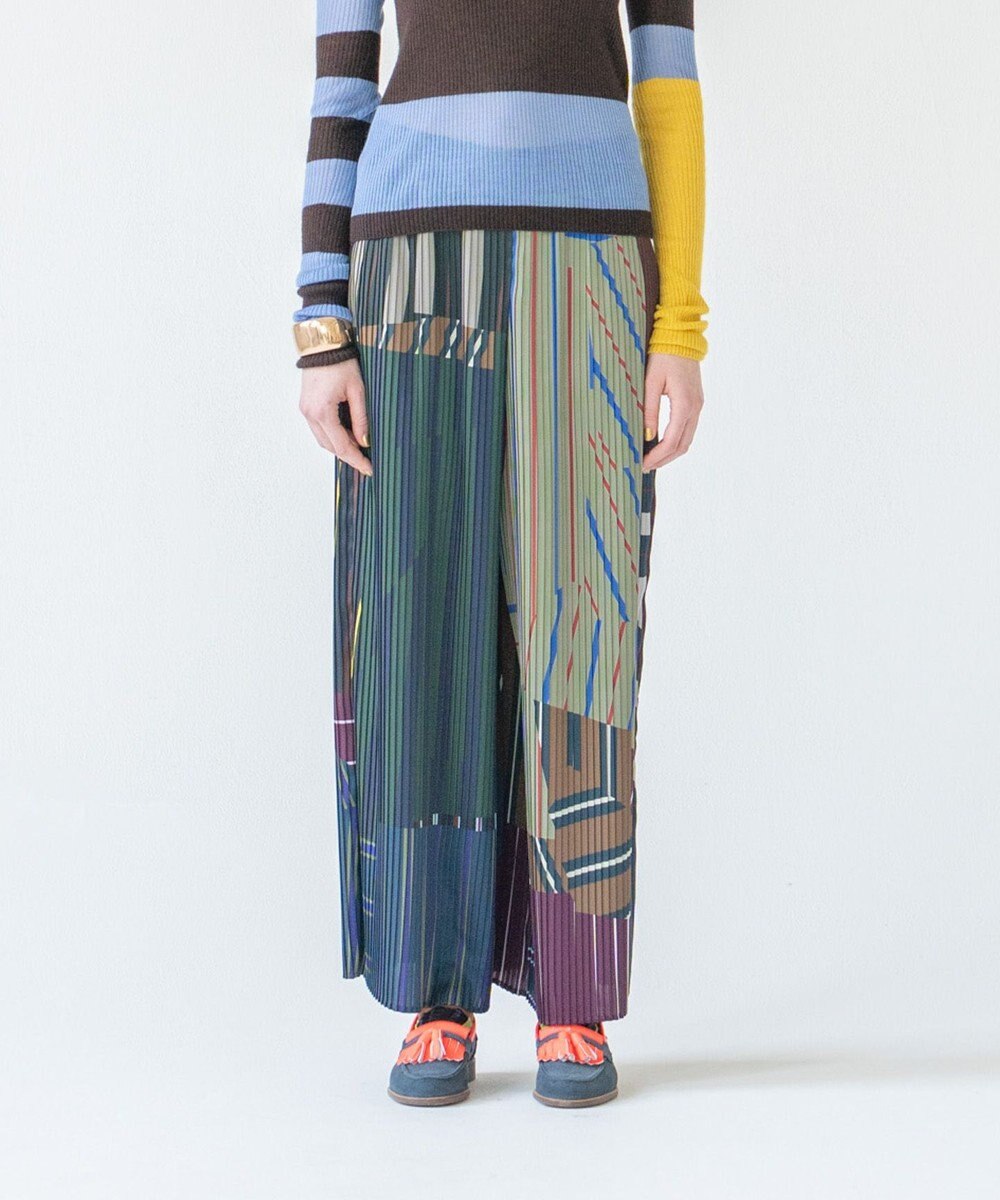 COQ PARALLEL 前後2WAYプリーツパンツ 