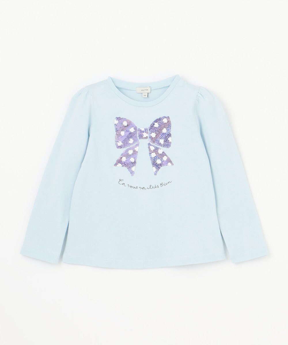 ANY KIDS ミラクルスパンコール長袖Tシャツ 