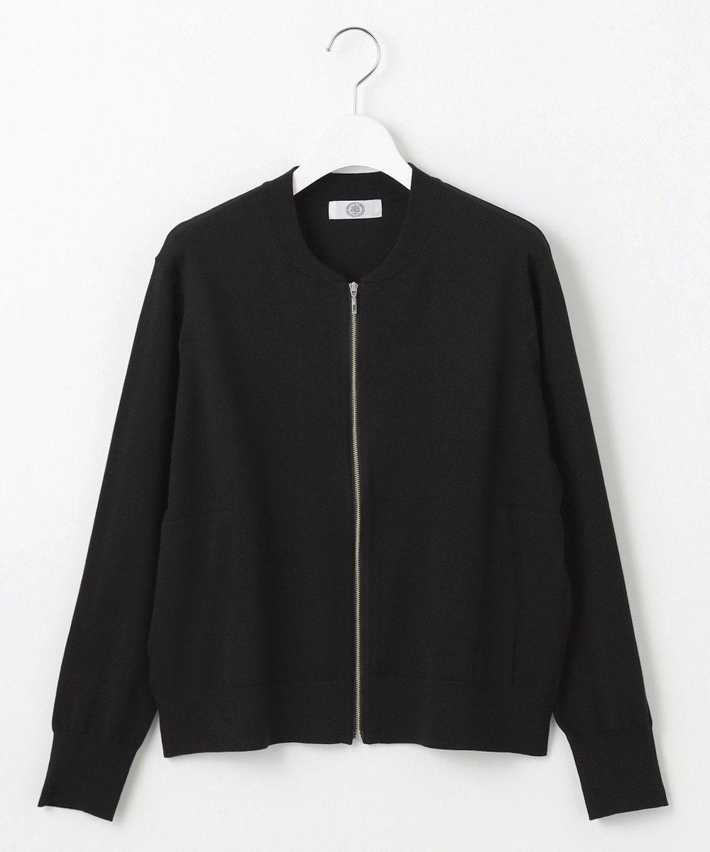 J.PRESS LADIES 【洗える】ラメニット ブルゾン 