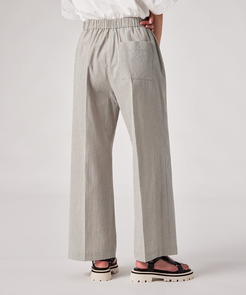 Paul Smith ストライプ シアサッカー ワイドパンツ 