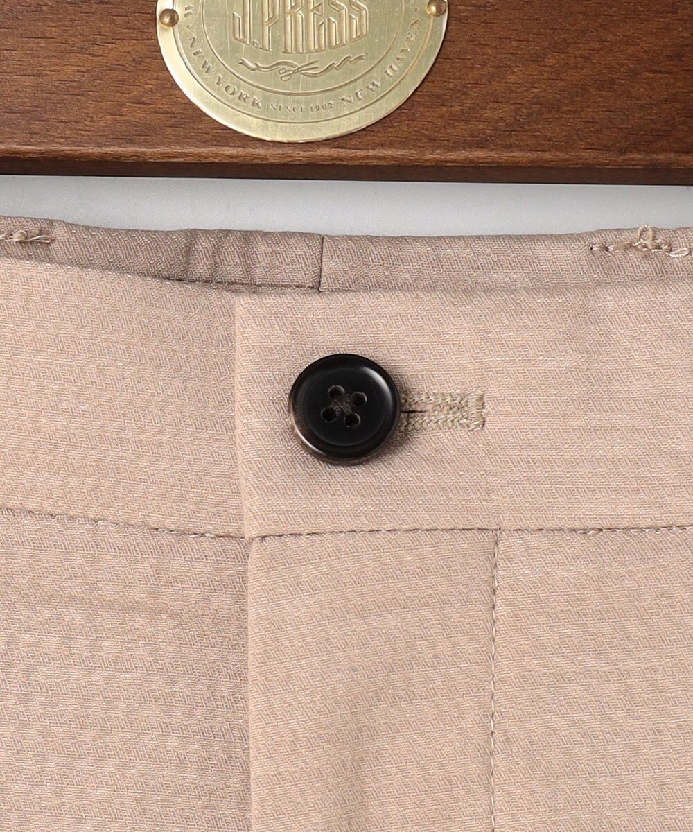 J.PRESS MEN 【ストレッチ】シャドウ千鳥ストレッチ ステムテーパードパンツ 